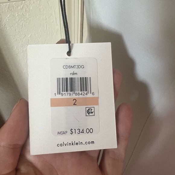 Calvin Klein white floral dress - Picture 5 of 10